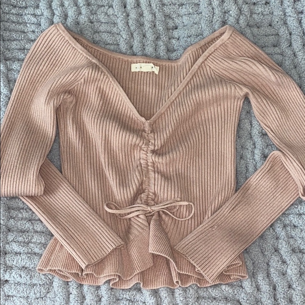 pacsun (L.A. hearts) dusty pink sweater